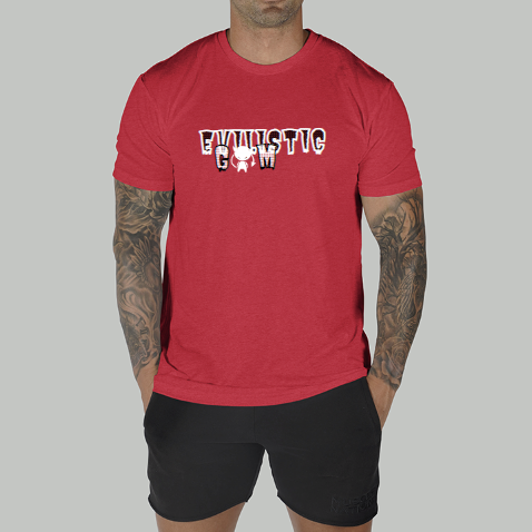 Men's Red Hybrid Tee