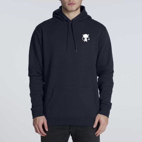 Men's Navy Stencil Hood