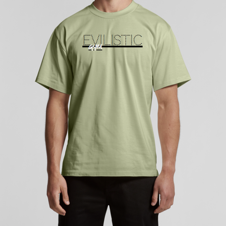 Men's Light Green Active Performance Graphic Tee