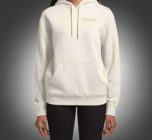 Women's Cream Stencil Hoodie