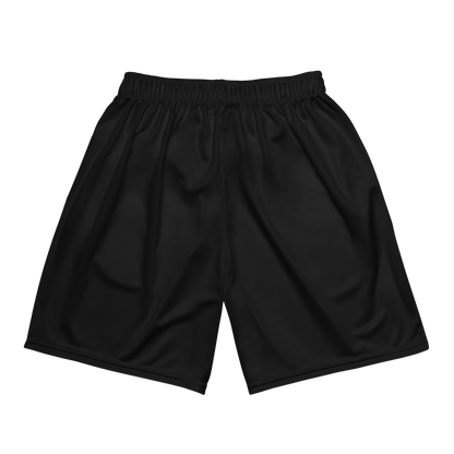 Men's Black Graphic Running Shorts