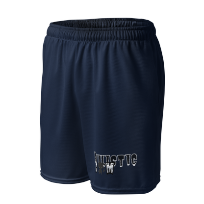 Men's Navy Graphic Running Shorts