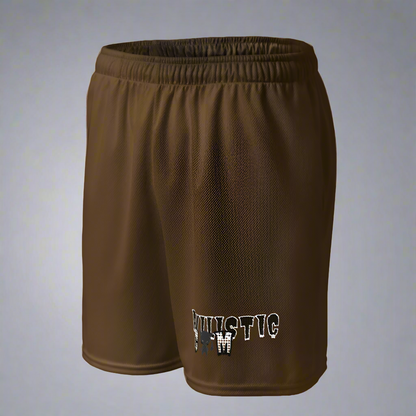 Men's Black Graphic Running Shorts