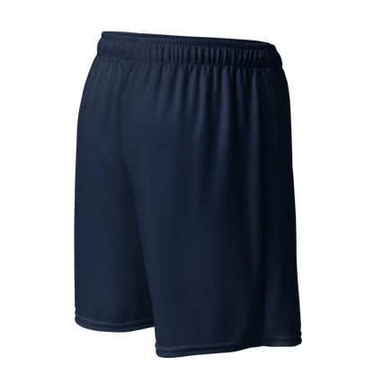 Men's Navy Graphic Running Shorts