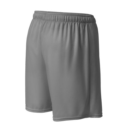 Men's Grey Mesh Gym Shorts