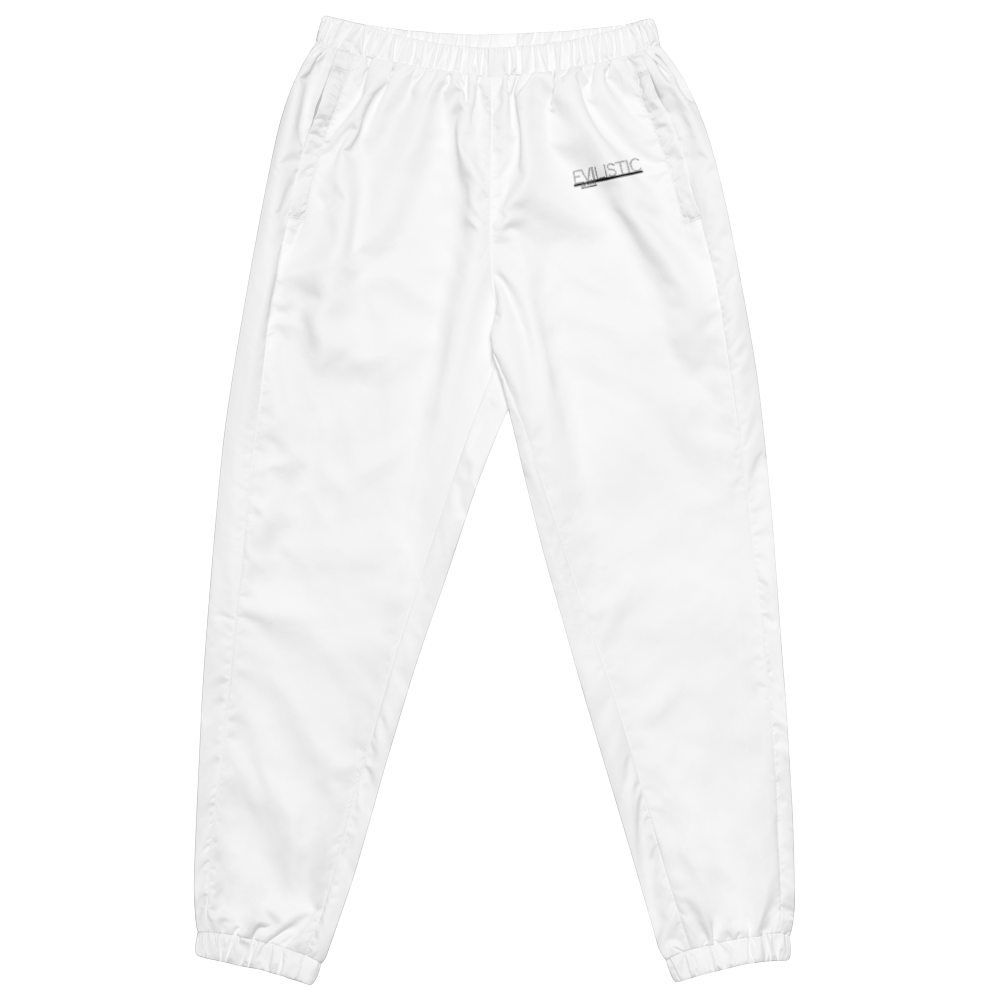 Men's White Performance Track Pants