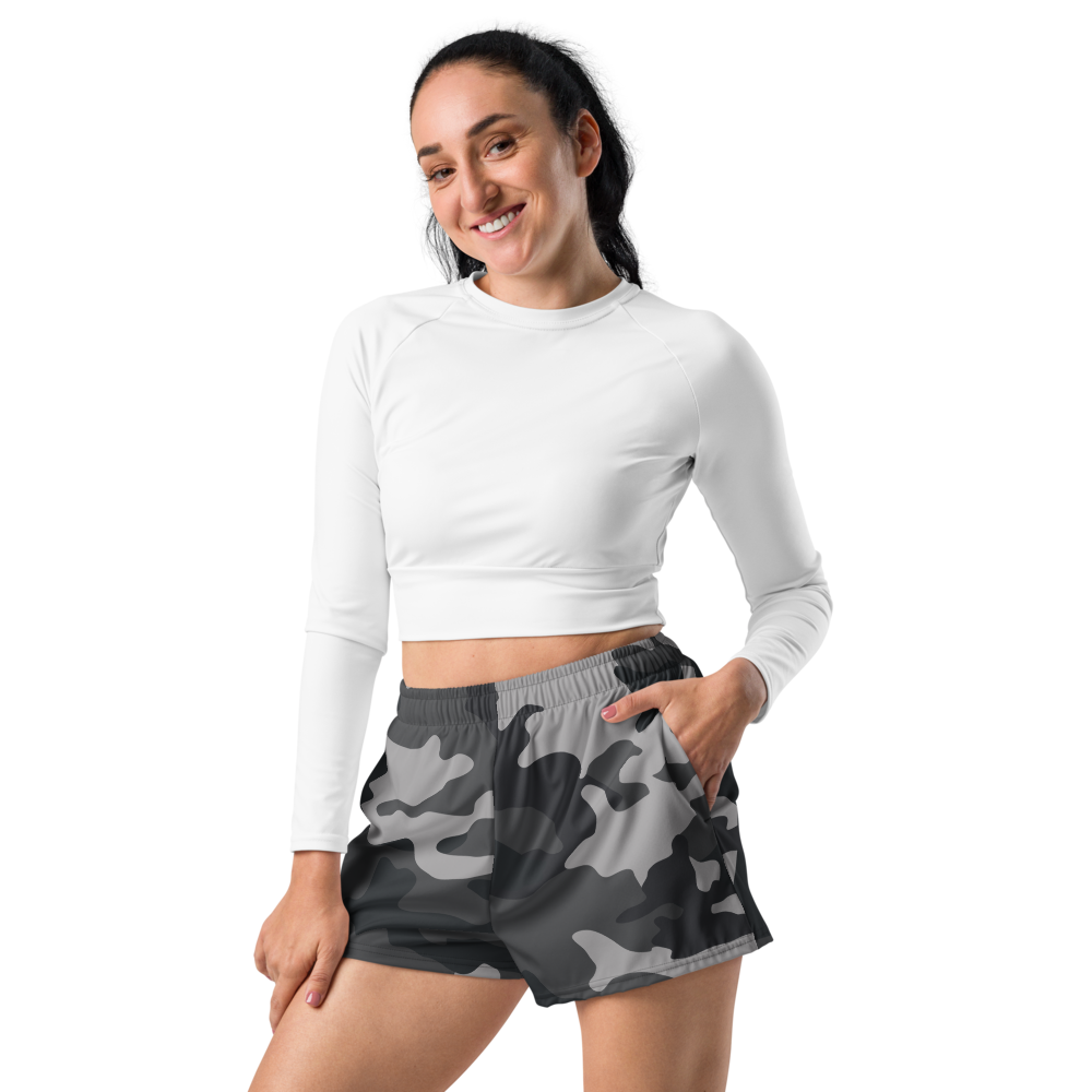 Women's Grey Athletic Shorts