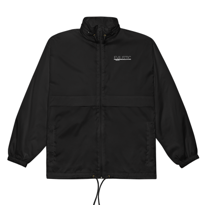 Men's Black Lightweight Windbreaker Jacket