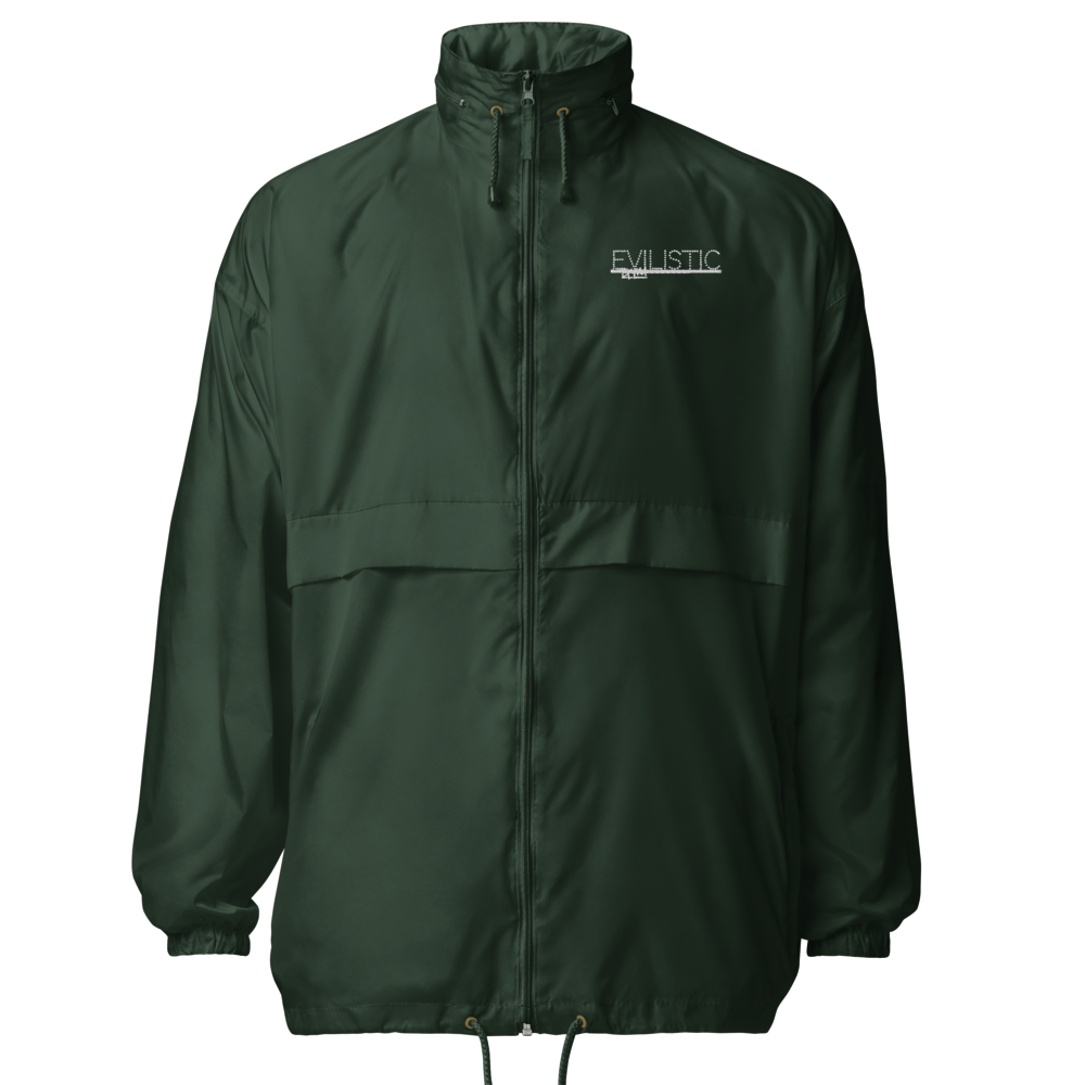 Men's Forest Green Lightweight Windbreaker Jacket