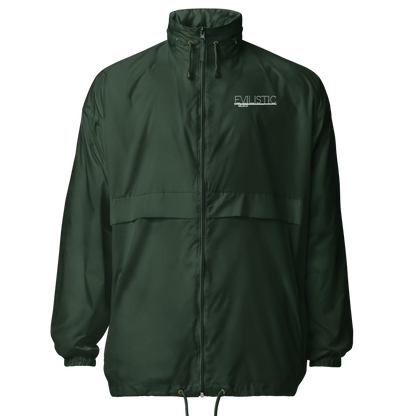 Men's Forest Green Lightweight Windbreaker Jacket