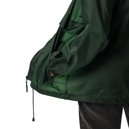 Men's Forest Green Lightweight Windbreaker Jacket