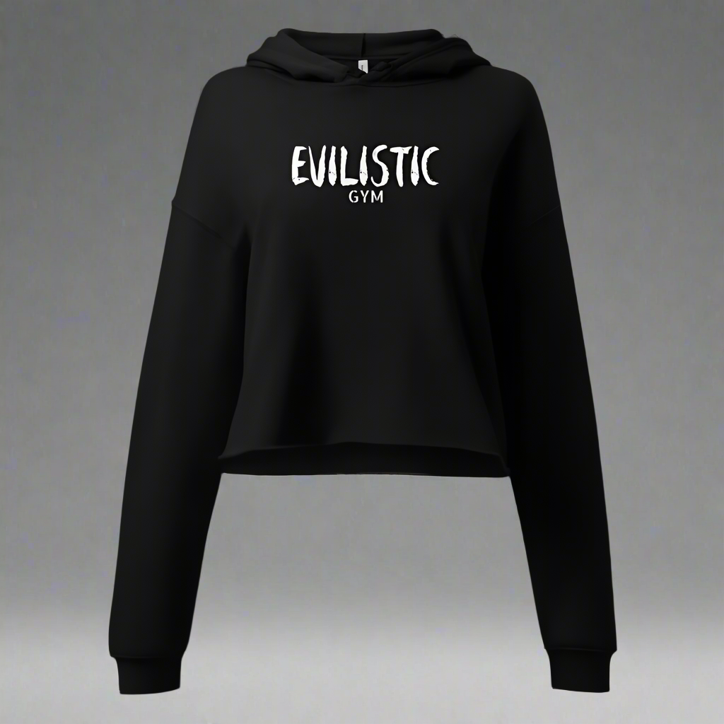 Women's Cropped Hoodie Black