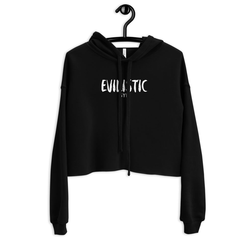 Women's Cropped Hoodie Black