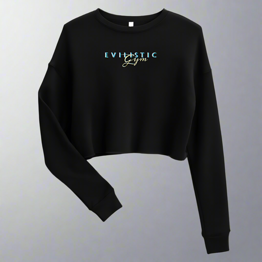 Women's Cropped Sweatshirt Black