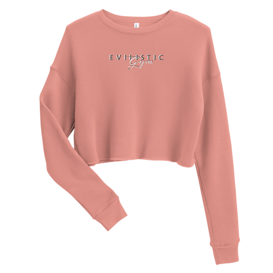 Women's Cropped Sweatshirt Pink